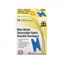 Wasip F1597750 - Metal Detectable Fabric Knuckle Bandage, 7.5 x 3.75cm, 50/Box