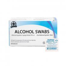 Wasip F2520760 - Alcohol Wipes, 100/Box