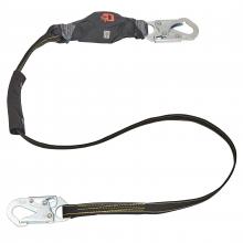 MSA Safety 10201353 - V-Series cable welding single-leg fixed restraint lanyard, 6',36C small snaphook