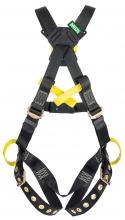 MSA Safety 10162687 - Workman Arc Flash Crossover Harness, BACK & SIDE WEB Loop, Tongue Buckle leg str