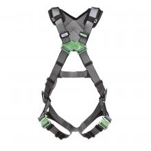 MSA Safety 10194874 - V-FIT Harness, Extra Large, Back & Hip D-Rings, Quick-Connect Leg Straps, Should