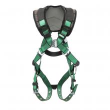 MSA Safety 10206090 - V-FORM+ Harness, Extra Large, Back & Hip D-Rings, Tongue Buckle Leg Straps