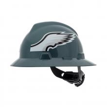 MSA Safety 10194778 - NFL V-Gard Full Brim Hard Hat, Philadelphia Eagles