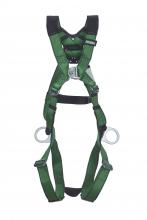 MSA Safety 10206082 - V-FORM Harness, Standard, Back, Chest & Hip D-Rings, Qwik-Fit Leg Straps Quick C