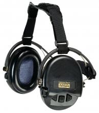 MSA Safety 10082166 - Supreme Pro-X Earmuff with Black Neckband, Black Cups