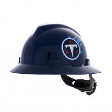 MSA Safety 10194813 - NFL V-Gard Full Brim Hard Hat, Tennessee Titans