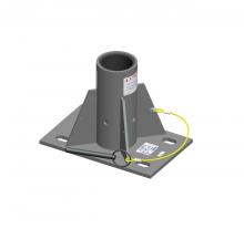 MSA Safety IN-2105 - 3" Center Floor Adapter, 304 SST