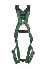 MSA Safety 10206078 - V-FORM Harness, Standard, Back & Chest D-Rings, Qwik-Fit Leg Straps Quick Connec