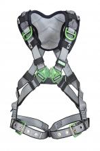 MSA Safety 10194936 - V-FIT Harness, Extra Small, Back & Shoulder D-Rings, Tongue Buckle Leg Straps, S