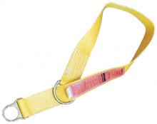 MSA Safety 10023490 - Anchorage Connector Strap, Yellow Nylon, Double D-ring, 5'
