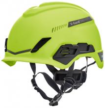 MSA Safety 10194788 - V-GardÂ® H1 Safety Helmet, Trivent, Hi-Viz Yellow/Green, Fas-TracÂ® III Pivot, ANS