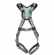 MSA Safety 10194890 - V-FIT Harness, Extra Large, Back D-Ring, Tongue Buckle Leg Straps, Shoulder Padd