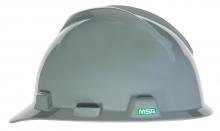 MSA Safety 463948 - V-Gard Slotted Cap, Navy (Gray), w/Staz-On Suspension