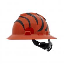 MSA Safety 10194748 - NFL V-Gard Full Brim Hard Hat, Cincinnati Bengals