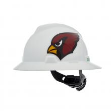 MSA Safety 10194742 - NFL V-Gard Full Brim Hard Hat, Arizona Cardinals