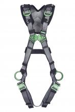 MSA Safety 10194886 - V-FIT Harness, Extra Large, Back, Hip and Shoulder D-Rings, Quick-Connect Leg St