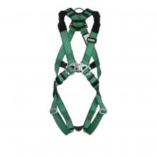 MSA Safety 10197195 - V-FORM Harness, Extra Small, Back D-Ring, Qwik-Fit Leg Straps