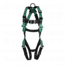 MSA Safety 10197434 - V-FORM Harness, Super Extra Large, Back & Chest D-Rings, Qwik-Fit Leg Straps