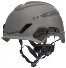 MSA Safety 10204346 - V-GardÂ® H1 Safety Helmet, Trivent, Gray, Fas-TracÂ® III Pivot, ANSI, EN12492