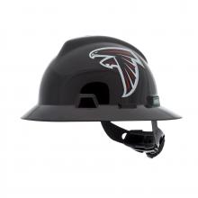 MSA Safety 10194743 - NFL V-Gard Full Brim Hard Hat, Atlanta Falcons