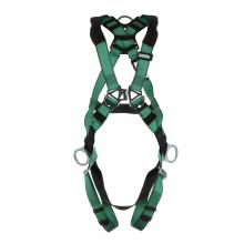 MSA Safety 10197232 - V-FORM Harness, Super Extra Large, Back & Hip D-Rings, Qwik-Fit Leg Straps