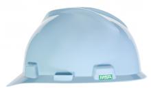 MSA Safety 463111 - V-Gard Slotted Cap, Robin Egg Blue, w/Staz-On Suspension