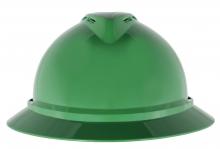 MSA Safety 10167916 - V-Gard 500 Hat, Green Vented, 4-Point Fas-Trac III