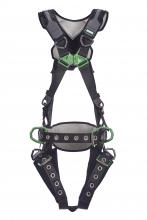 MSA Safety 10211329 - V-FLEX Harness, Construction, Standard, Back D-Ring, Hip D-Rings, Tongue Buckle