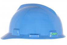 MSA Safety 10150221 - V-Gard GREEN Slotted Cap, Blue, 4-Point Fas-Trac III