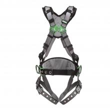 MSA Safety 10195151 - V-FIT Construction Harness, Super Extra Large, Back & Hip D-Rings, Tongue Buckle