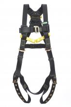 MSA Safety 10162690 - Workman Arc Flash Vest-Style Harness, BACK WEB Loop, Tongue Buckle leg straps, B