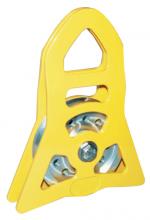 MSA Safety SPPPU8710 - SuretyMan Pulley, 4" (10 cm) single, Std/Prusik, yellow, aluminum, weight: