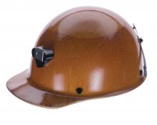 MSA Safety 460409 - Skullgard Protective Cap Natural Tan - w/ Staz-On Suspension, lamp bracket and c