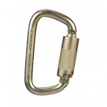 MSA Safety 10089205 - Steel Carabiner, 9/16" Gate Opening, Auto-Locking, ANSI Z359.12