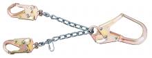 MSA Safety 10107326 - Rebar Chain Assembly, 36CL Rebar steel snaphook & (2) 36C steel snaphooks