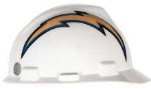 MSA Safety 818408 - NFL V-Gard Protective Caps, Los Angeles Chargers