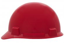 MSA Safety 10084082 - SmoothDome Protective Cap, Red, 6-Point Fas-Trac III