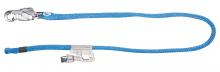 MSA Safety SNYR537DH306 - Sure-Grab positioning lanyard, manual, blue static kernmantle rope, chrome locki