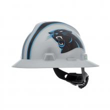 MSA Safety 10194746 - NFL V-Gard Full Brim Hard Hat, Carolina Panthers